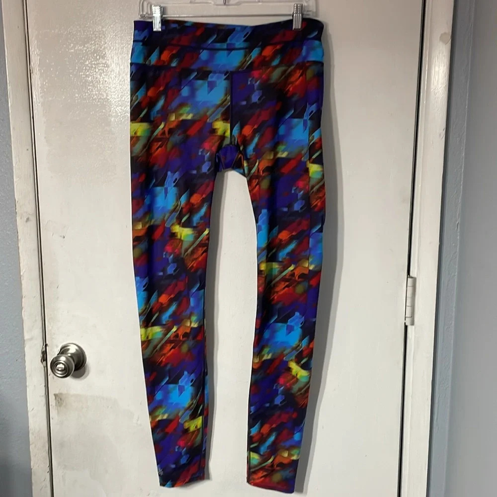 Athleta color burst sonar leggings - Picture 3 of 8